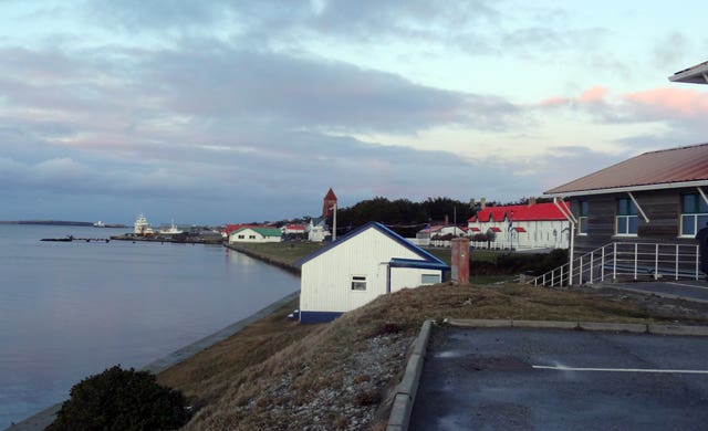 A general view of Stanley, Falkland Islands (Emma Hallett/PA)