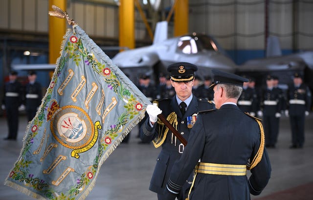 617 Squadron’s Standard consecration parade