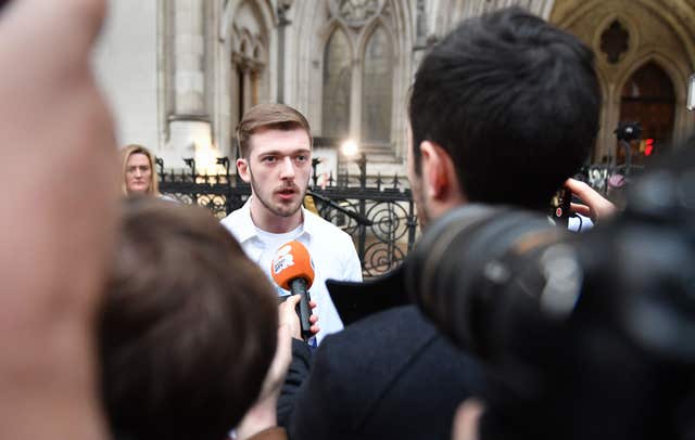 Tom Evans outside the High Court after a judge ruled doctors can stop providing life-support treatment to son Alfie  (John Stillwell/PA)