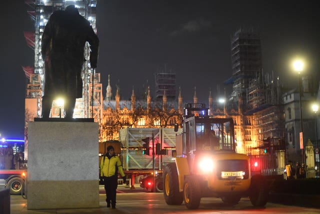 Coronavirus Parliament Square