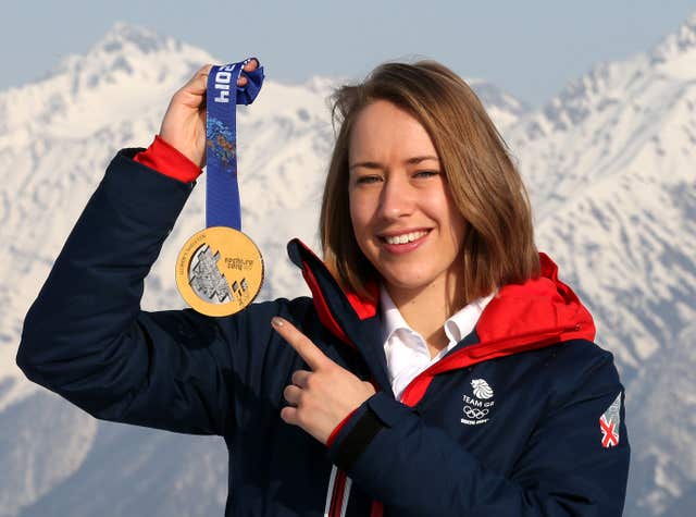 Lizzy Yarnold struck women's skeleton gold in Sochi 