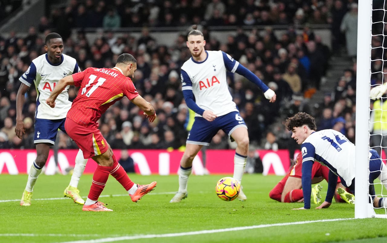 Liverpool hit Tottenham for six and extend lead at top after nine-goal ...