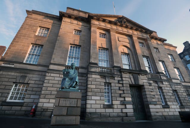 Edinburgh High Court in Edinburgh (Andrew Milligan/PA)