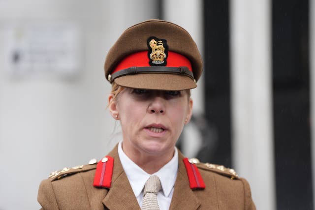 Brigadier Melissa Emmett, the head of the Army Personnel Services Group 