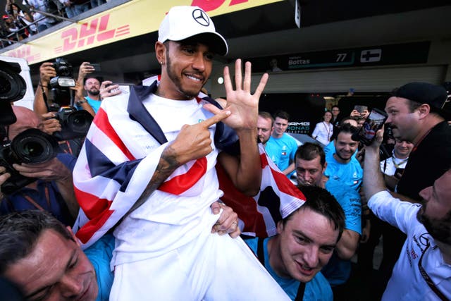 Lewis Hamilton now boasts five Formula One drivers' championship titles.