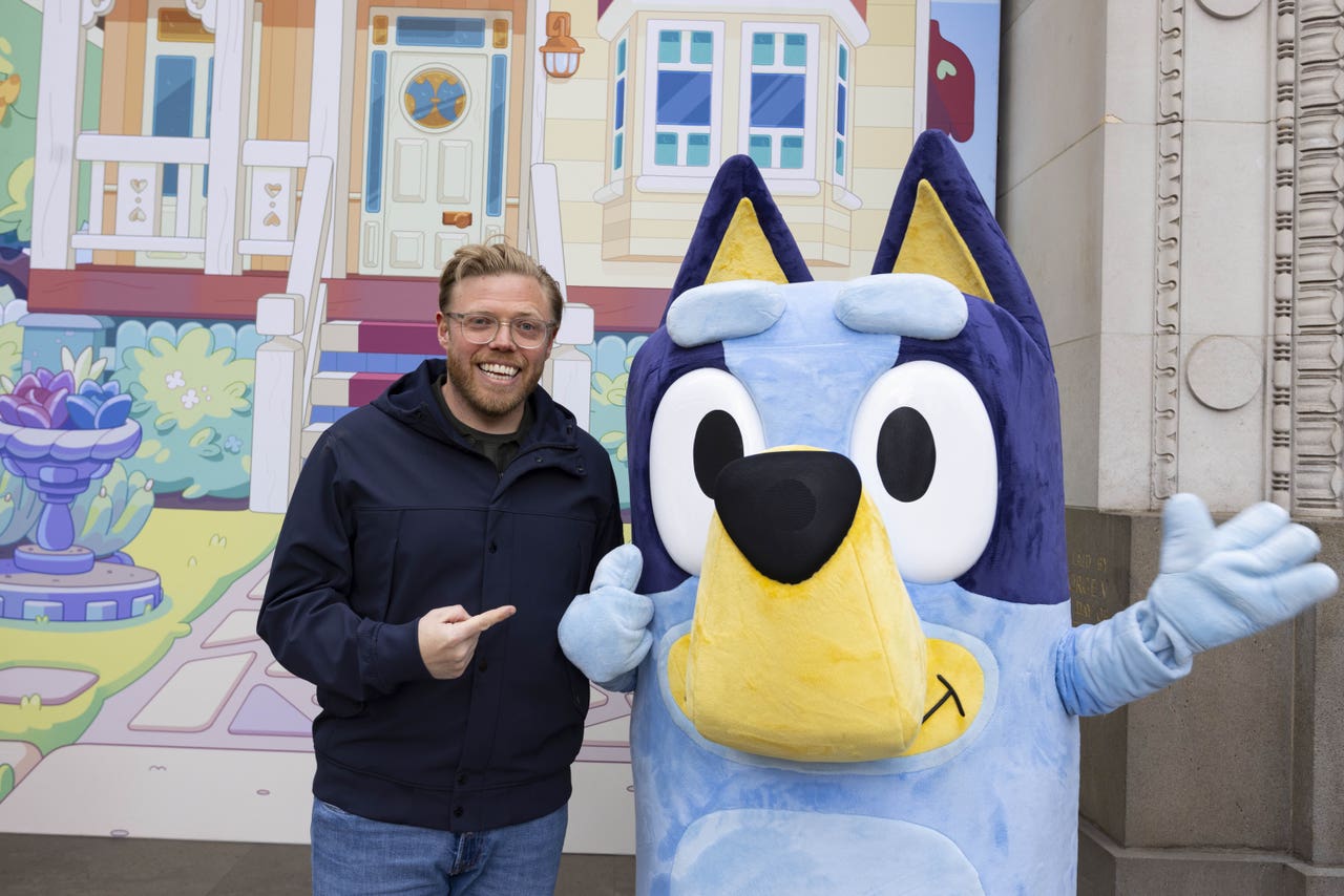 London’s Australia House renamed Bluey House for day as show receives ...