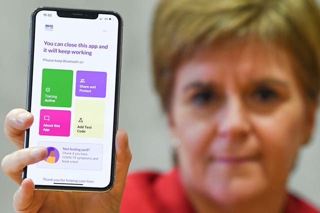 Scotland's coronavirus contact tracing app