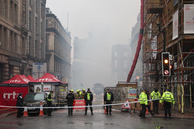Glasgow Central fire