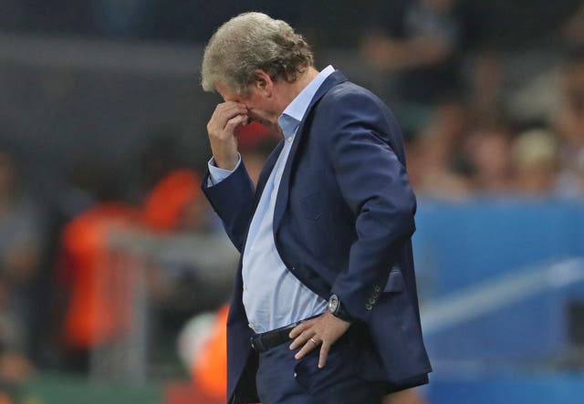 Roy Hodgson watched England lose to Iceland