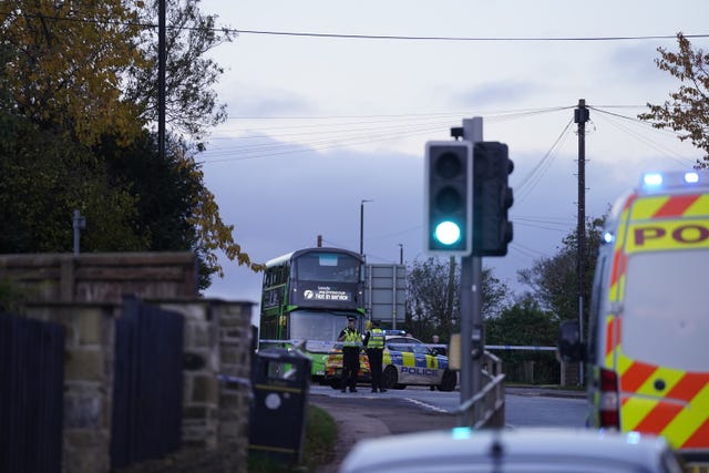 Police activity in Horsforth, Leeds, after a 15-year-old boy has been taken to hospital in a critical condition after he was assaulted near a school