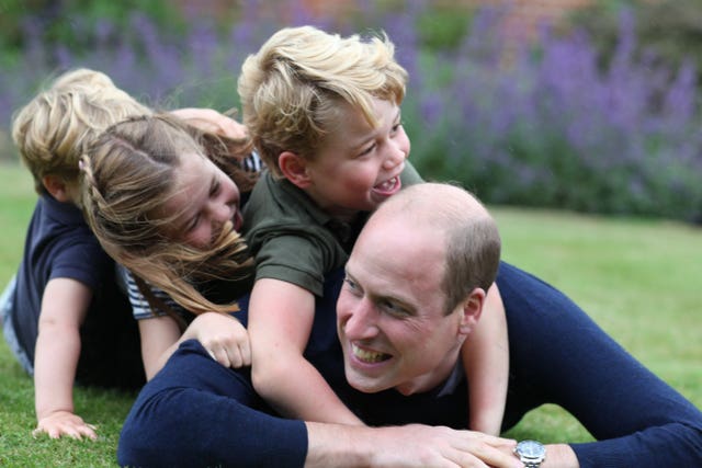William with his children Louis, Charlotte and George who are fans of Sir David Attenborough's wildlife documentaries. Duchess of Cambridge