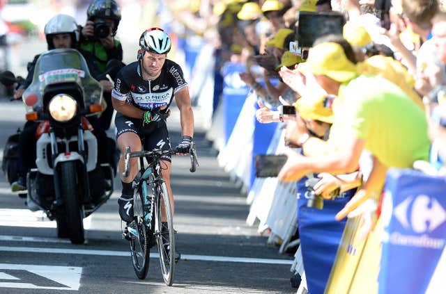 Mark Cavendish crashed out of the opening stage of the 2014 Tour in Harrogate, Yorkshire