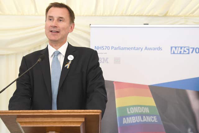 Jeremy Hunt 