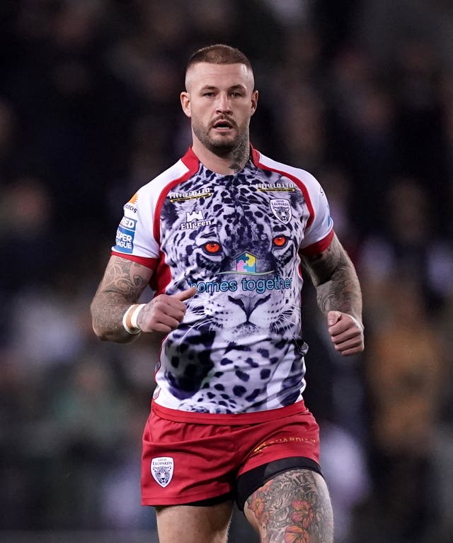 Zak Hardaker playing for current club Leigh Leopards