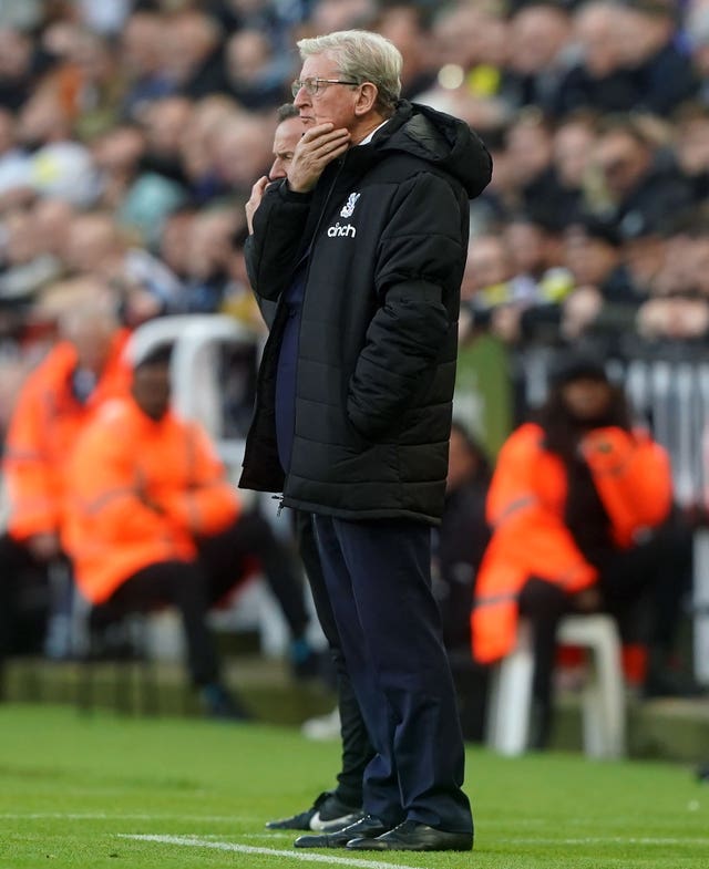 Crystal Palace manager Roy Hodgson endured a difficult afternoon at Newcastle