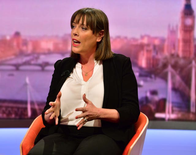 Labour MP Jess Phillips appearing on the BBC1 current affairs programme, The Andrew Marr Show