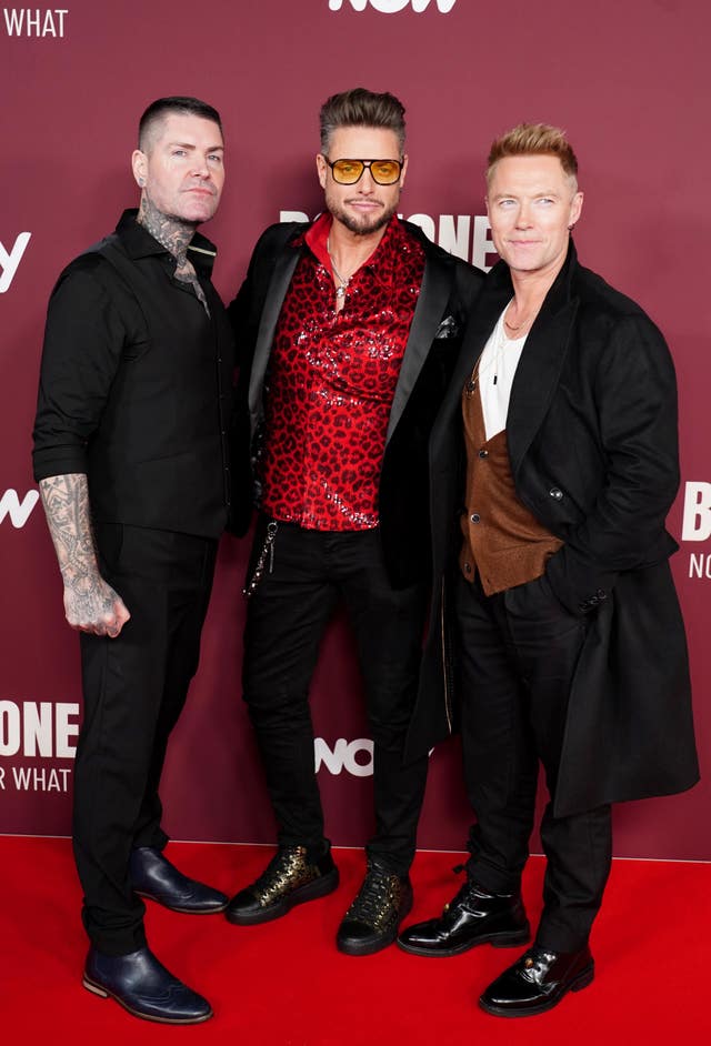 Boyzone No Matter What premiere – London